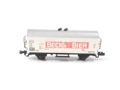 Minitrix N 3532 Güterwagen Kühlwagen Bierwagen Beck's Bier DB