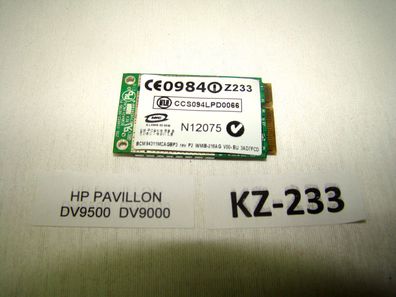 HP Pavilion dv9500Serie WLAN Karte | #KZ-233