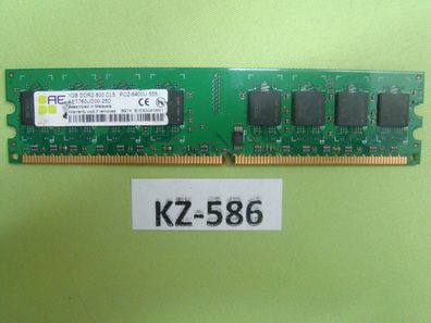 Aeneon (AET760UD00-25D) - PC2-6400 - CL 5 1GB DDR2-800-CL5 #KZ-586