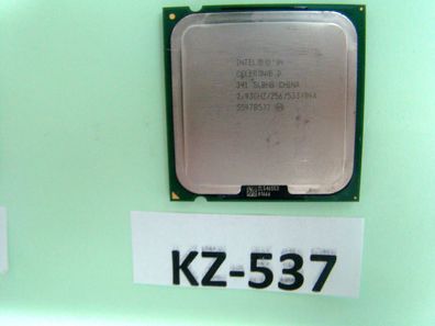 INTEL CPU Celeron D 341 SL8HB 2.93Ghz 256KB 533MHz 04A #KZ-537