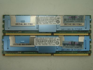 Micron 4GB 2x2 GB MT18HTF25672FDY-667E1N6 2GB DDR2 FB-DIMM OZ-122