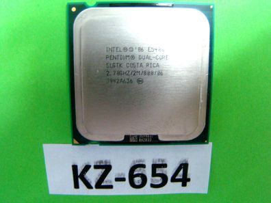 Intel Pentium Dual-Core E5400 2,7Ghz 2MB/800 Sockel 775 SLGTK #KZ-654