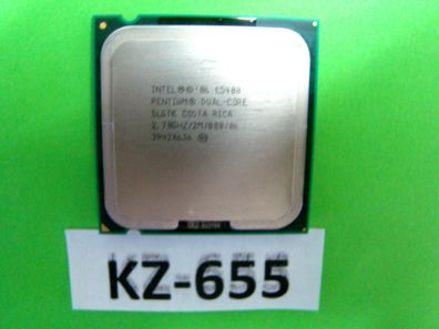 Intel Pentium Dual-Core E5400 2,7Ghz 2MB/800 Sockel 775 SLGTK #KZ-655
