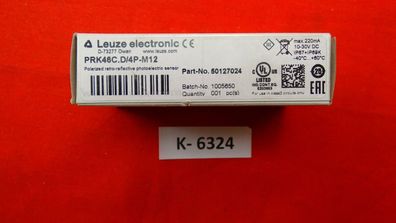 Leuze electronic PRK46C. D/4P-M12 Reflex-Lichtschranke leuze 50127024