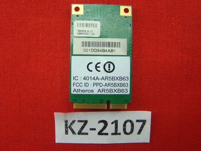 Atheros W-LAN Mini PCIe Karte AR5BXB63 #Kz-2107