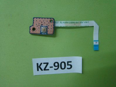 Toshiba Satellite C850 D Platinen Board Knopf Power #Kz-905