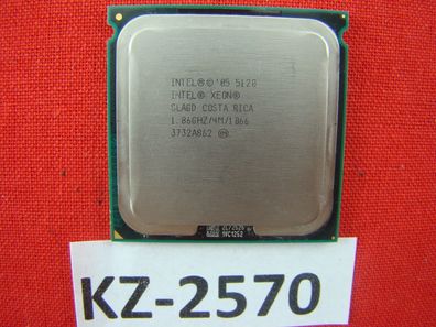 Intel Xeon 5120 SLAGD 1.86GHz/4MB/1066MHz FSB Sockel/ Socket 771 CPU #KZ-2570
