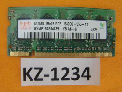 HYMP164S64CP6-Y5 AB 512 MB PC2 5300S 667Mhz DDR2 SO DIMM #Kz-1234