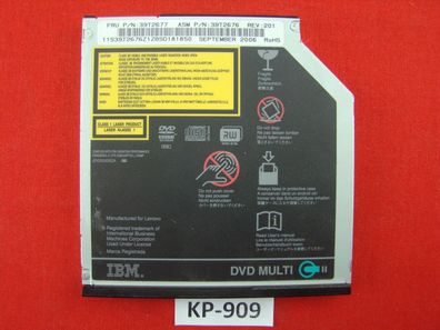 Original Lenovo DVD-ROM / CD-RW Laufwerk, FRU: 39T2677 #KP-909