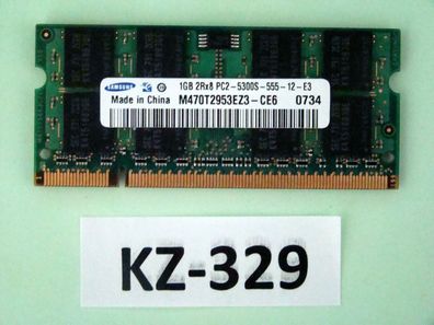 Samsung M470T2953EZ3-CE6 1 GB DDR2 Ram PC2-5300S DDR2-667 #KZ-329
