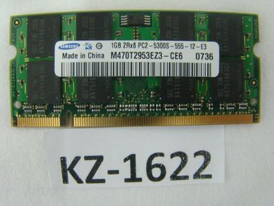 Samsung M470T2953EZ3-CE6 1 GB DDR2 Ram PC2-5300S DDR2-667 #KZ-1622