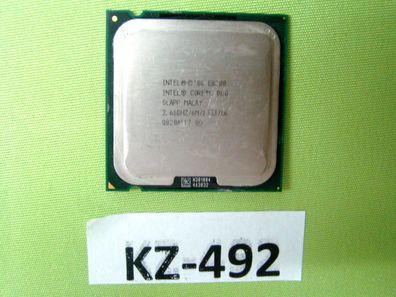 Intel Core 2 Duo E8200 2x2.66 Ghz 6MB 1333 Mhz Sockel 775 SLAPP #KZ-492