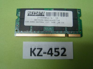 Maxdata 1GB DDR2-667 MHz-LF-M0B-SB CH + 1GB DDR2-667 MHz-LF-M0B- #KZ-452