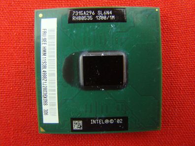 Intel Pentium M Prozessor CPU SL6N4 1,30GHz / 1M / 400 RH80535 / V-107 #KZ-3340
