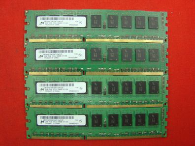 8GB 4x2GB Micron 1Rx8 PC3L-10600E Mac Systeme ECC #KZ-3558