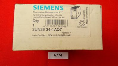 Siemens 3UN26 34-1AQ7 - Thermistor-Motorschutz Relais