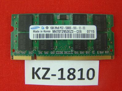 1GB Samsung M470T2953EZ3-CE6 SO DDR2-667 2Rx8 5300s #KZ-1810