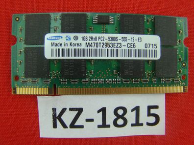 1GB Samsung M470T2953EZ3-CE6 SO DDR2-667 2Rx8 5300s #KZ-1815