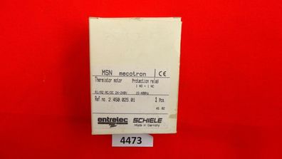 entrelec Schiele 2.450.025.01 Therm. Motor 1NO + 1NC Spannungswächter -unused/ OVP-
