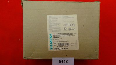 Siemens 3RV1923-1CA00 3RV1 923-1CA00 E-Stand:04 Isolierstoffgehäuse -unused/ OVP-