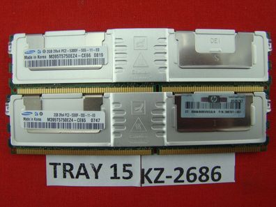 2GB RAM DDR2 Samsung M395T5750EZ4-CE66 PC2 5300F ECC Tr.15 #KZ-2687