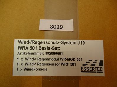 Essertec Wind-/ Regenschutz-System J10 WRA 501 Basis-Set 892060551