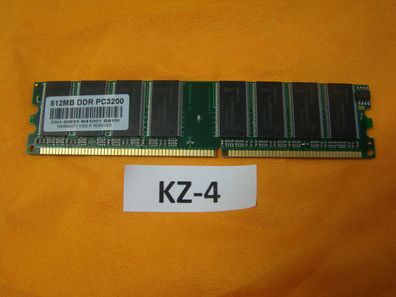 512MB DDR1 RAM PC3200U Arbeitsspeicher #KZ-4