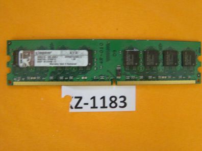 1GB Kingston KVR667D2N5/1G PC2-5300 CL5 667 MHz Arbeitsspeicher #Kz-1183