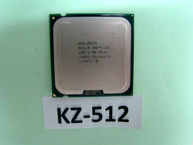 Intel Core 2 Duo 6300 SL9SA Malay 1,86GHZ/2M/1066/06 #KZ-512