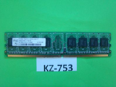 512MB AENEON DDR2 DDR II DIMM RAM PC2-4200U AET660UD00-370A98Z #Kz-753
