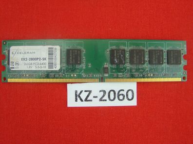 Ram Exceleram 2GB, PC2 - 6400, 1,8 V, 5-5-5-18 #KZ-2060