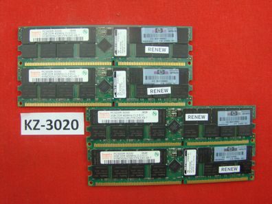8GB HP 373030-851 Hynix HYMD525G726CFP4-D43 AB-T PC3200R 4x2GB DDR ECC #KZ-3020