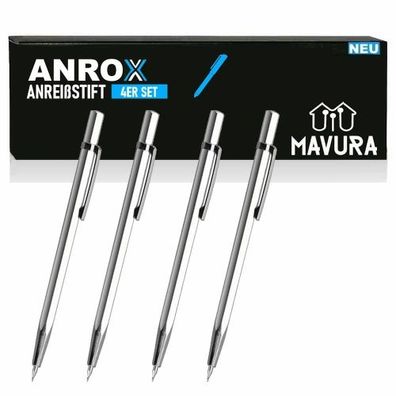 ANROX Anreißstift Anreißer Anreißnadel Reißnadel Metall Holz Keramik Glas Tieflochmar