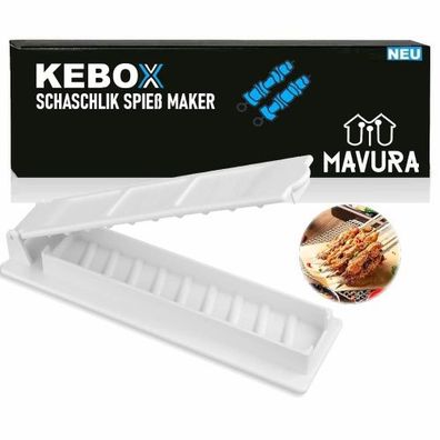 KEBOX Kebab Maker Schaschlik Grill Spieße Sticks Pressform Maker Fleisch Presse
