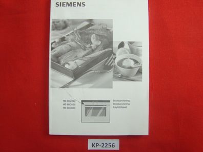 Siemens QuantumSpeed HB86q560 / 260 / 660 Bruksanvisning