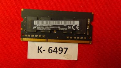 RAM Micron 2GB MT4KTF25664HZ-1G6E2 PC3-12800 1600MHz 204pin