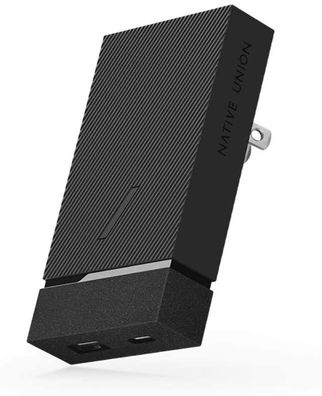 Native Union Smart 18 W Wall Charger 1x USB-C 1x USB-A Slate Ladegerät grau