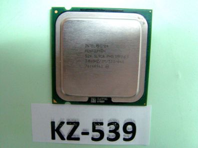Intel Pentium 4 524 SL9CA Philippines Sockel 775 3,06Ghz FSB533 1MB #KZ-539