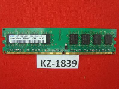 Samsung 1GB PC2-5300U PC Speicher 667 Mhz #KZ-1839