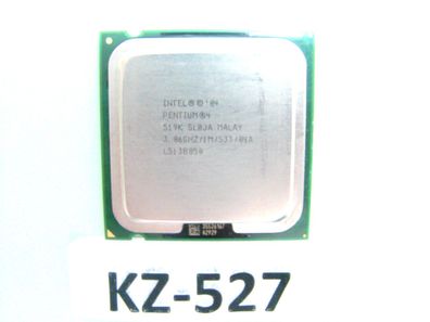 Intel Pentium 4 519k SL8JA malay 3.06GHZ/1M/533 #KZ-527