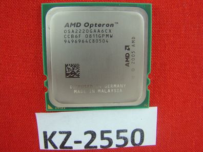 AMD Opteron 2220 OSA2220GAA6CX 2,8 GHz Dual Core #KZ-2550