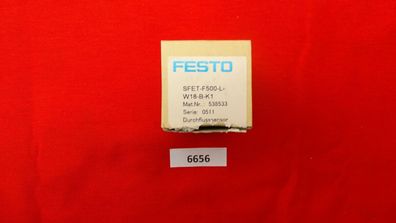 Festo: SFET-f500-l-w18-b-k1 Festo 538533 Durchflusssensor