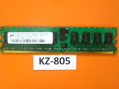 MT Micron 512MB 1Rx4 PC2-3200R-333-12-CO MT18HTF6472Y-40EB2 DDR2 #KZ-805