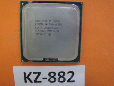 Intel Pentium Dual-Core E5200 SLAY7 2x2.5Ghz/2MB/800FSB / Socket LGA775 #KZ-882
