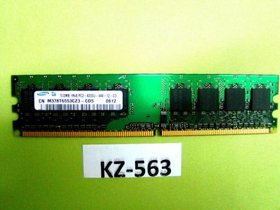 Samsung 512MB 1Rx8 PC2 4200U M378T6553CZ3-CD5, 240Pin #KZ-563