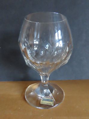 Glas Cognacglas schwer Halbkreis mit Spitze Villeroy & Boch