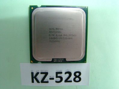 Intel Pentium 4 519k SL8JA Philippines 3.06GHZ/1M/533 #KZ-528