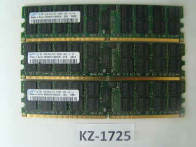 Samsung 12GB 3x4GB 2Rx4 PC2-5300P M393t5160QZA-CE6 # KZ-1725