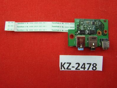 Original HP Compaq 2710p Soundboard Platine + Kabel #Kz-2478