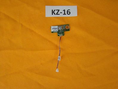Original Toshiba Satellite L300D-242 Powerbutton Platine board #KZ-16